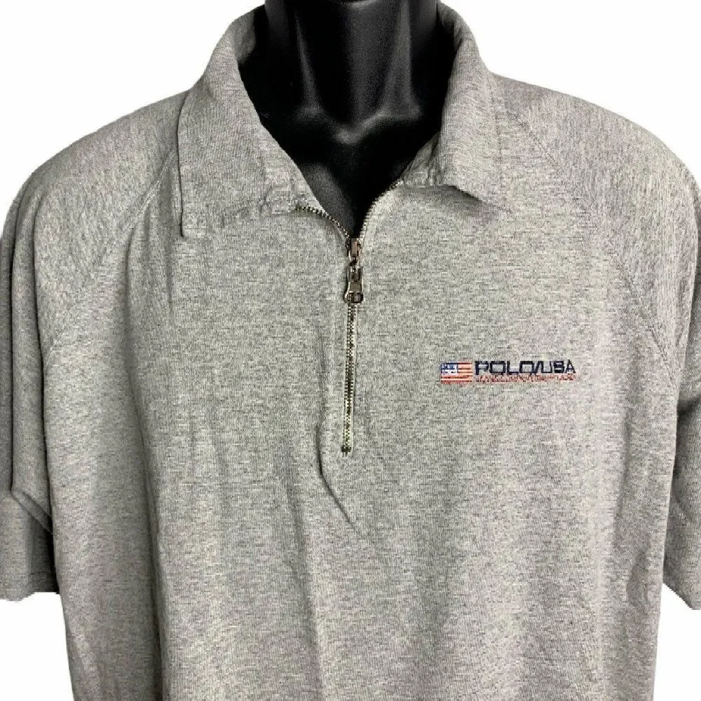 Vintage 90s Polo Ralph Lauren Quarter Zip Shirt